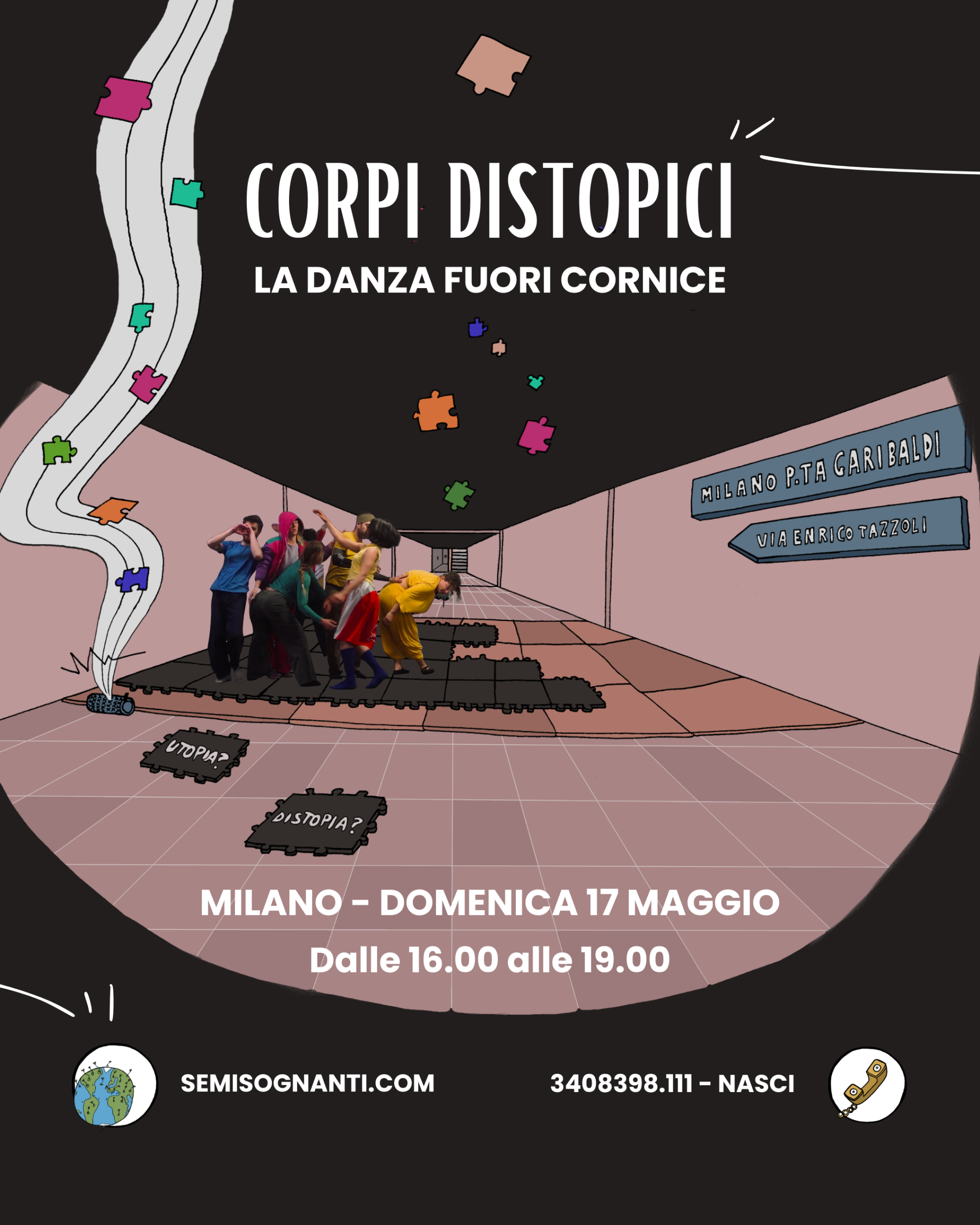 Locandina corpi distopici